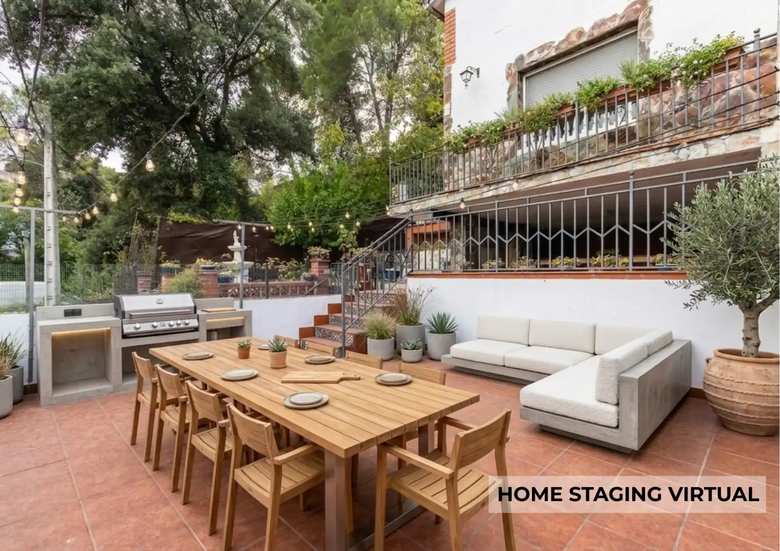 Terraza de Casa o chalet en venta en Vacarisses con Calefacción, Jardín privado y Terraza