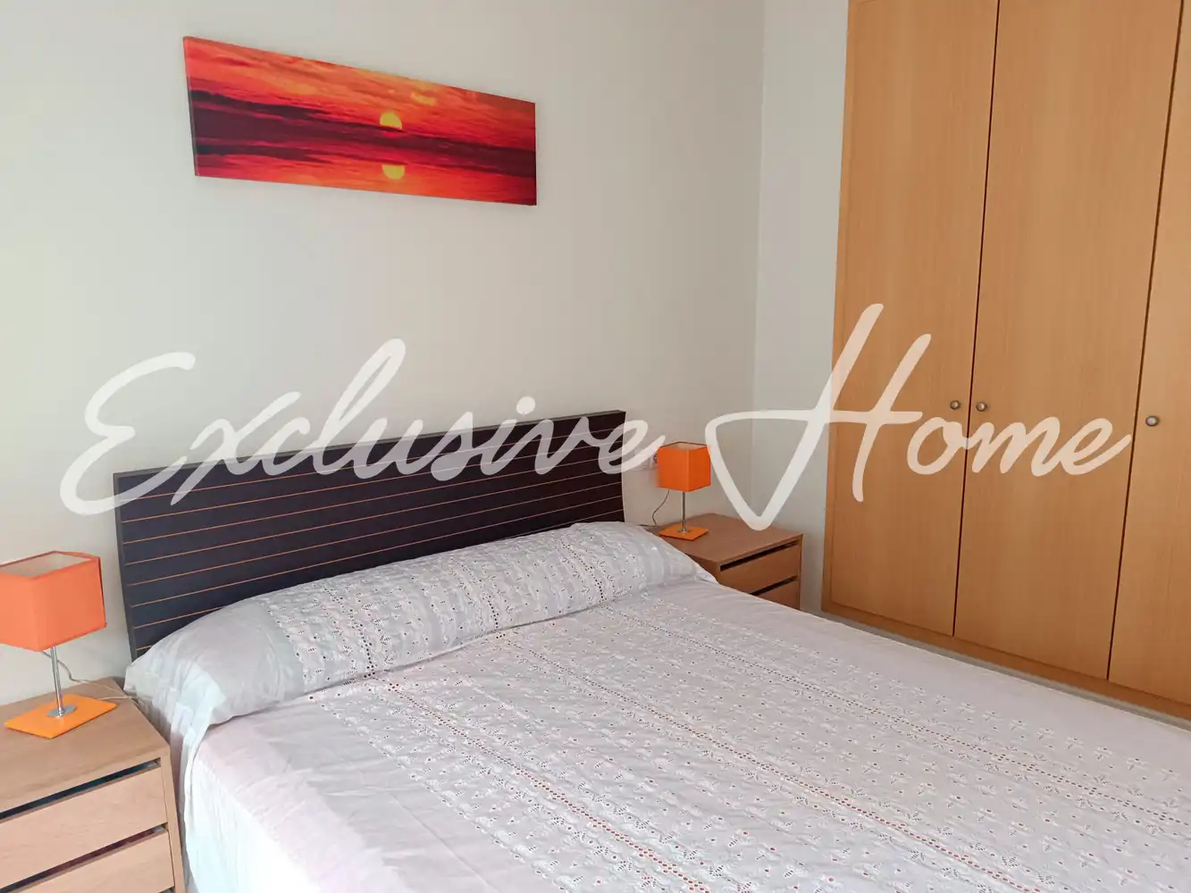 Bedroom of Attic for rent in Benicarló  with Air Conditioner, Terrace and Furnished