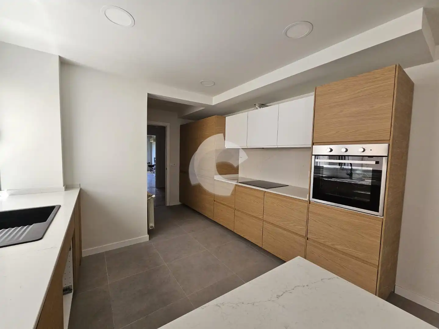 Kitchen of Flat for sale in Vigo   with Heating and Balcony