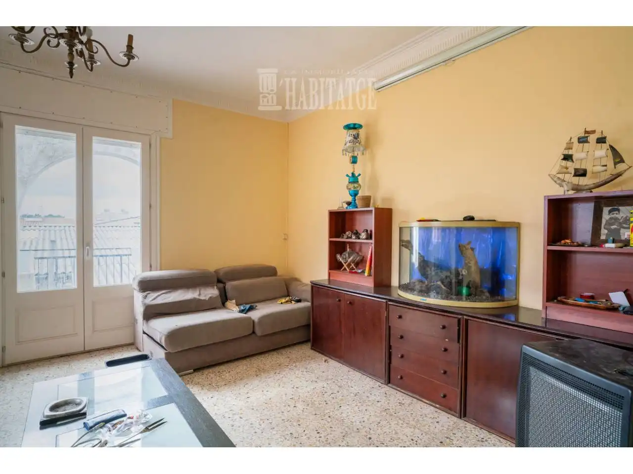 Sala d'estar de Casa o xalet en venda en Prats de Lluçanès amb Terrassa