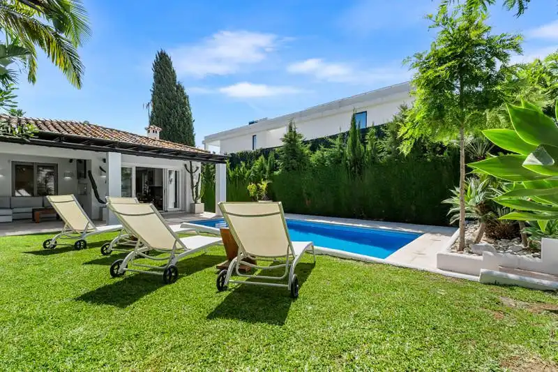 Garden of Houses for rent in Marbella  with Air Conditioner, Private garden and Terrace