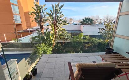 Terrace of Flat for sale in Calella  with Air Conditioner, Heating and Parquet flooring