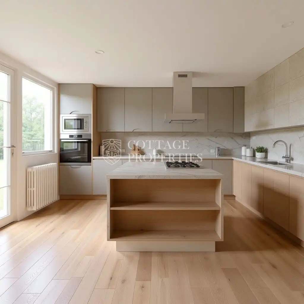 Cocina de Casa o chalet en venta en Sant Vicenç de Montalt con Aire acondicionado, Terraza y Amueblado