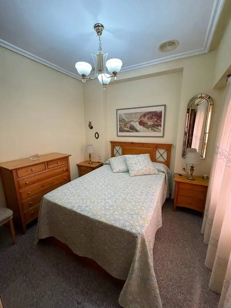 Bedroom of Flat for rent in Elche / Elx  with Air Conditioner, Heating and Furnished