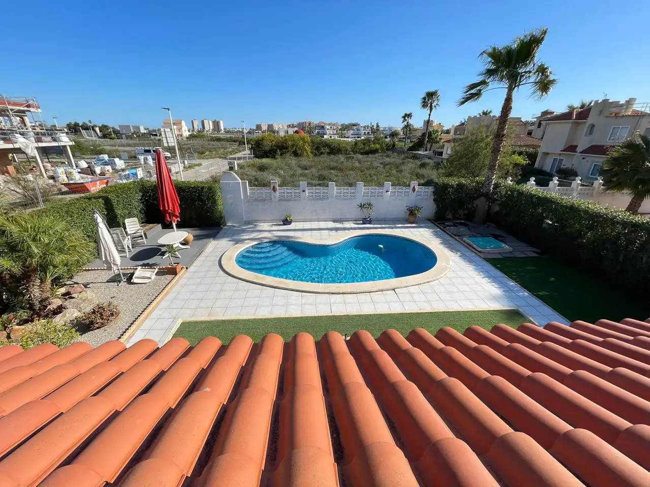 Piscina de Casa o chalet en venta en La Manga del Mar Menor con Aire acondicionado, Calefacción y Jardín privado