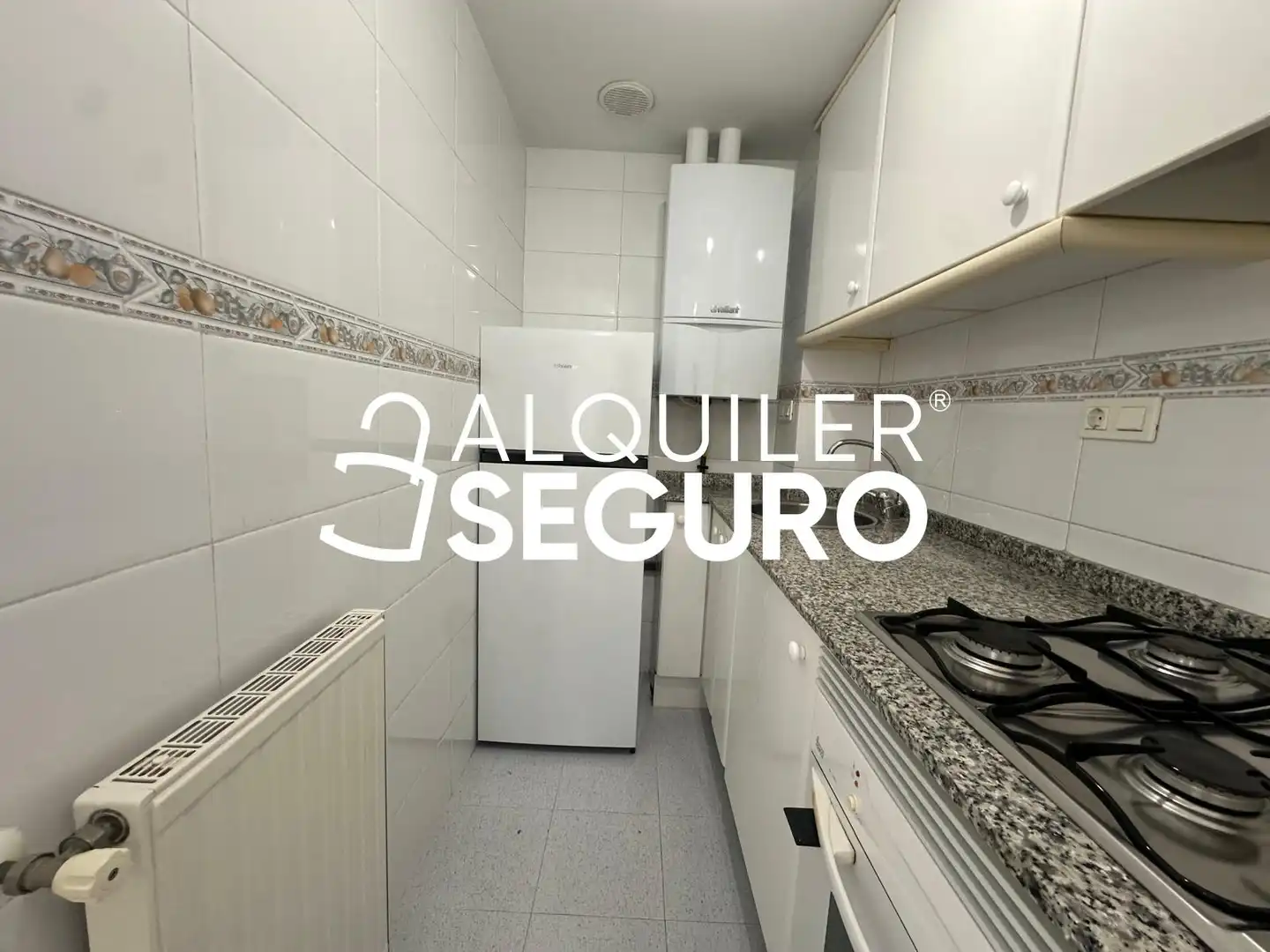 Cocina de Piso de alquiler en Valencia con Aire acondicionado y Amueblado