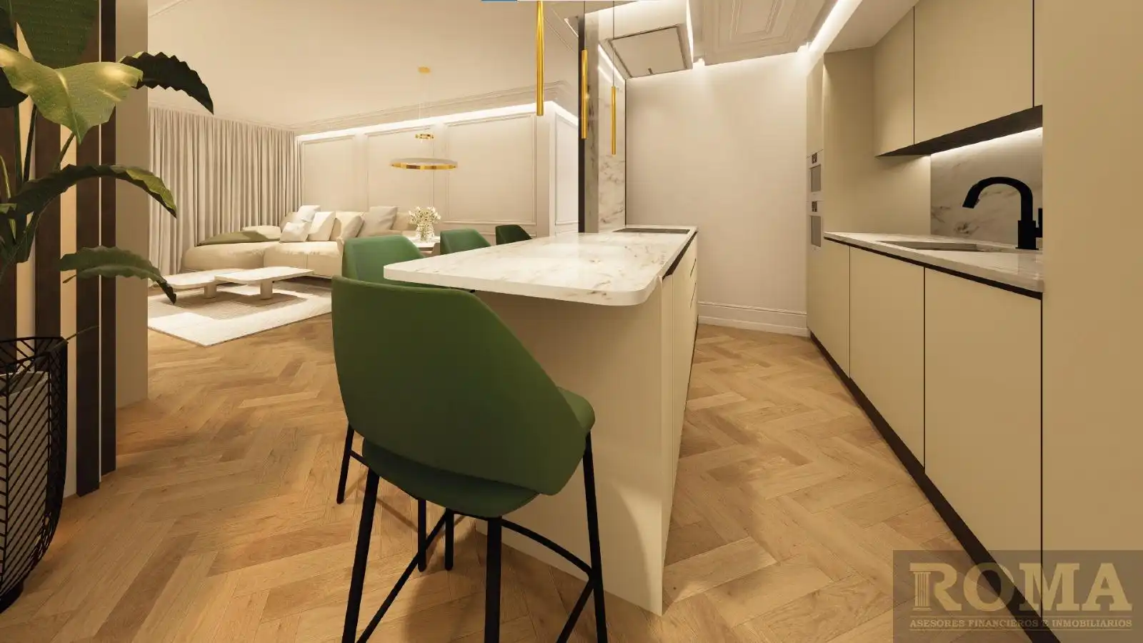 Kitchen of Flat for sale in Salamanca  with Heating and Balcony