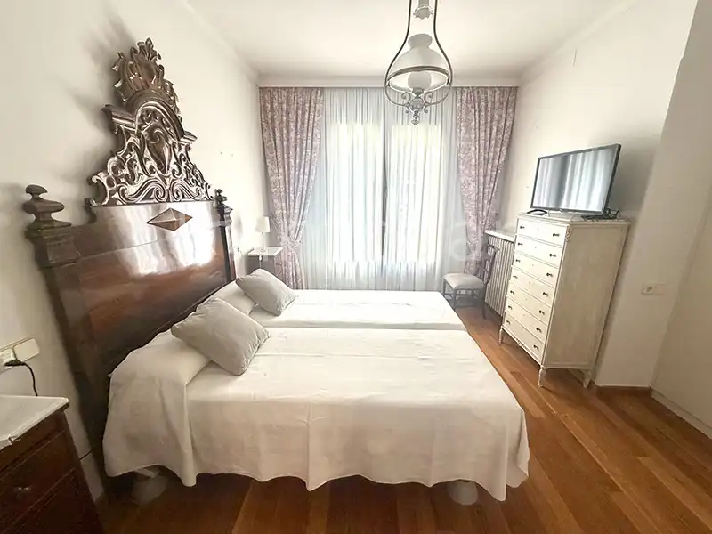 Bedroom of Attic for rent in Barcelona  with Air Conditioner, Heating and Parquet flooring