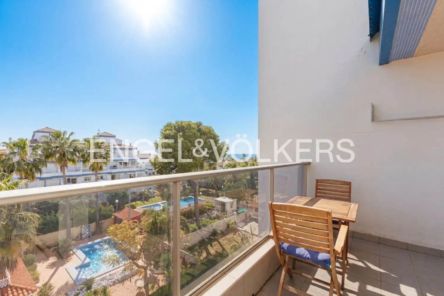 Terraza de Ático en venta en Dénia con Aire acondicionado, Calefacción y Jardín privado