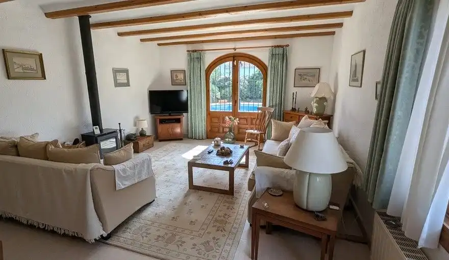 Living room of Houses for sale in Jávea / Xàbia  with Heating and Swimming Pool