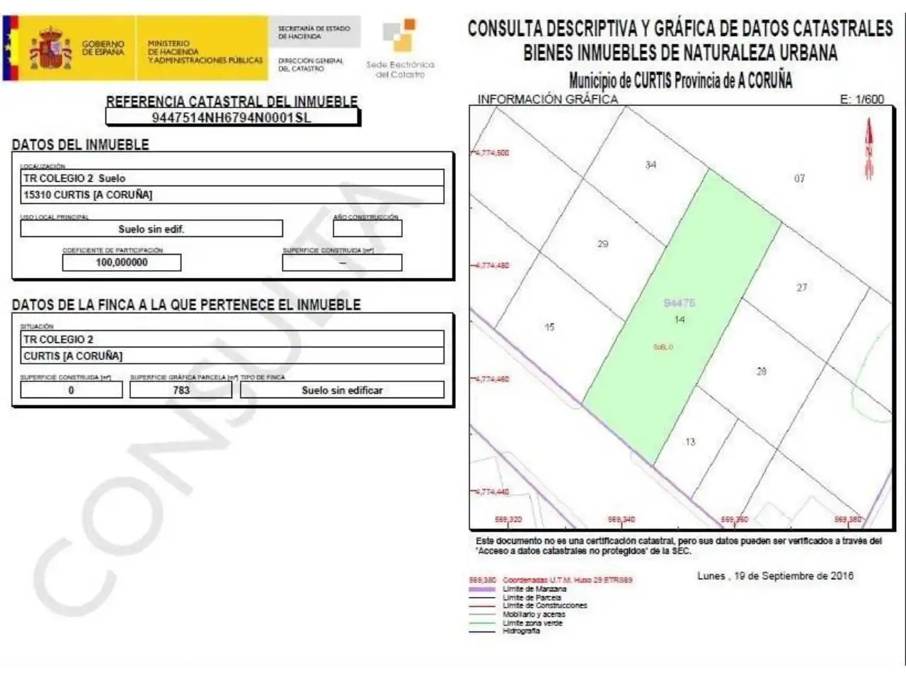 Terrenys i solars en venda a Rúa Manuel Ángel Terrón 29, imagen 2