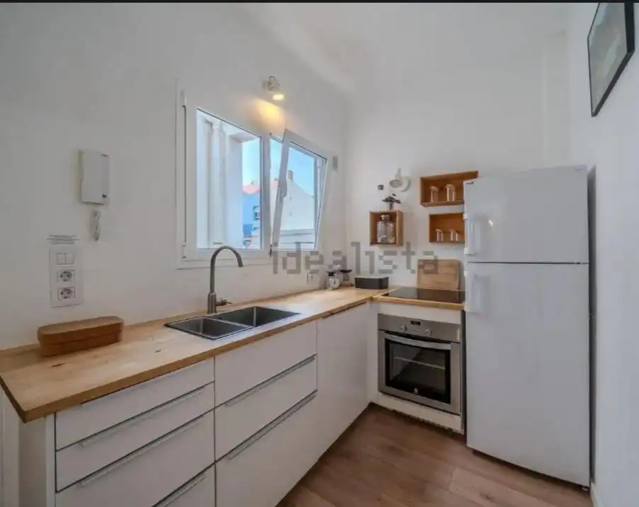 Küche von Wohnung zur Miete in Las Palmas de Gran Canaria mit Parkett und Möbliert