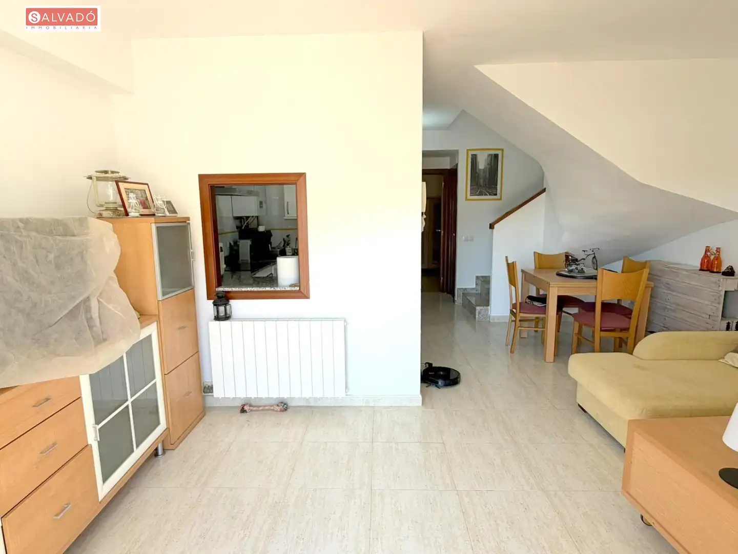 Sala de estar de Casa adosada en venta en Calafell con Calefacción, Jardín privado y Terraza
