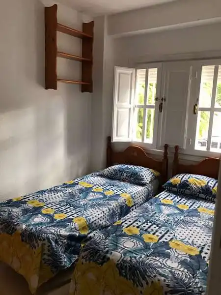 Schlafzimmer von Wohnung zur Miete in Roquetas de Mar mit Terrasse, Möbliert und Gemeinschaftspool