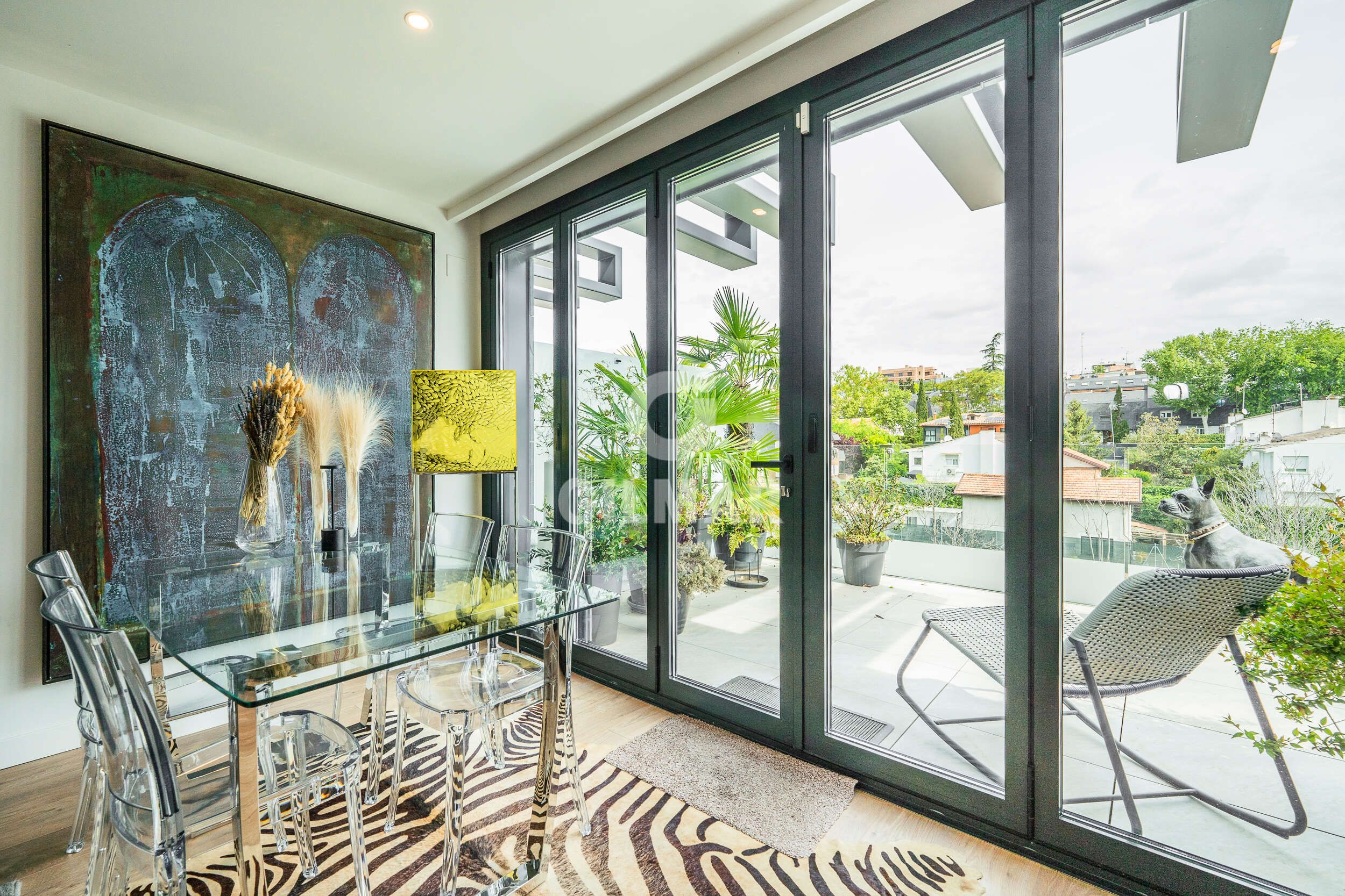 Balcony of Flat for sale in  Madrid Capital  with Heating, Storage room and Swimming Pool