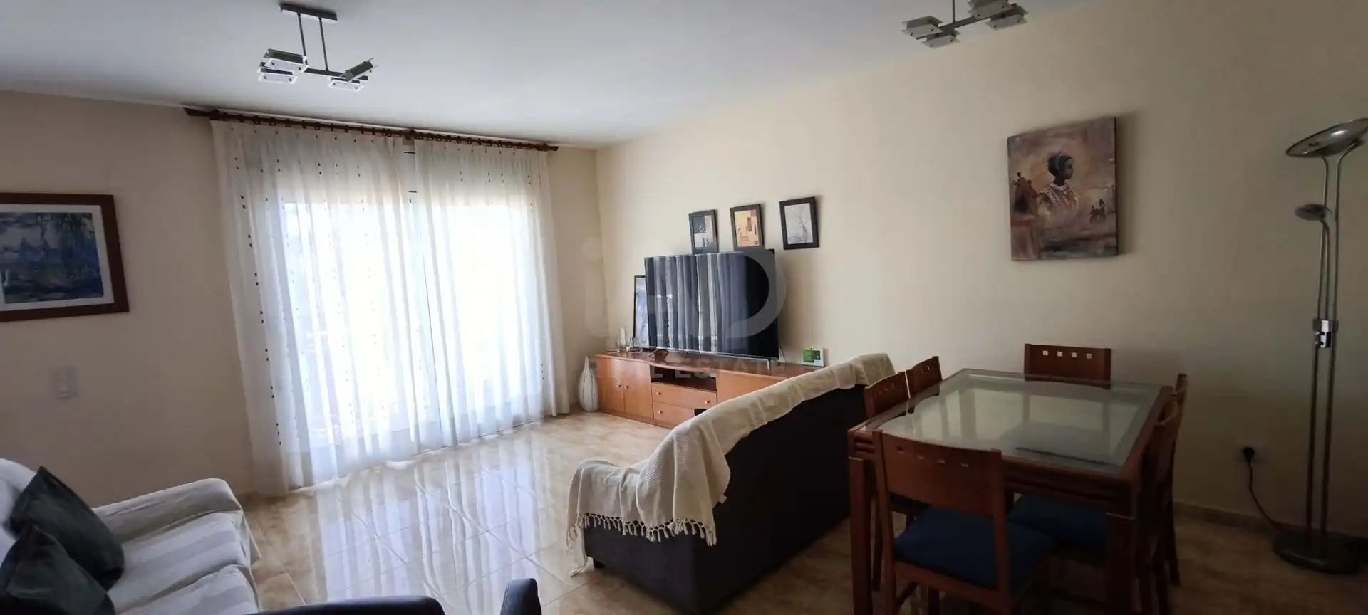 Sala d'estar de Casa adosada en venda en L'Aldea amb Aire condicionat, Calefacció i Terrassa