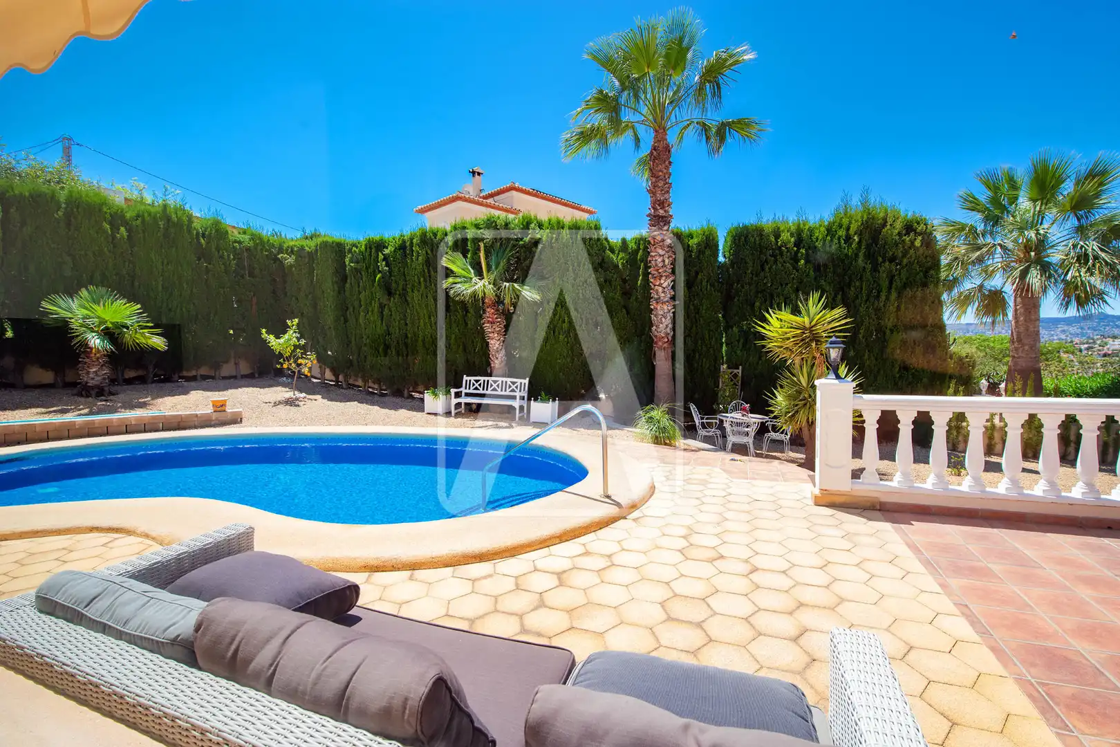 Piscina de Casa o chalet en venta en Calpe / Calp con Aire acondicionado, Calefacción y Jardín privado