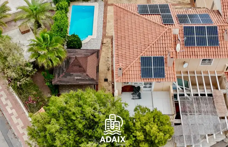 Exterior view of Detached homes for sale in El Campello  with Air Conditioner, Heating and Terrace