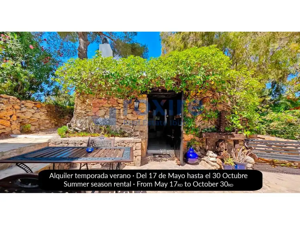 Jardín de Casa o chalet de alquiler en Sant Josep de sa Talaia con Aire acondicionado, Calefacción y Amueblado