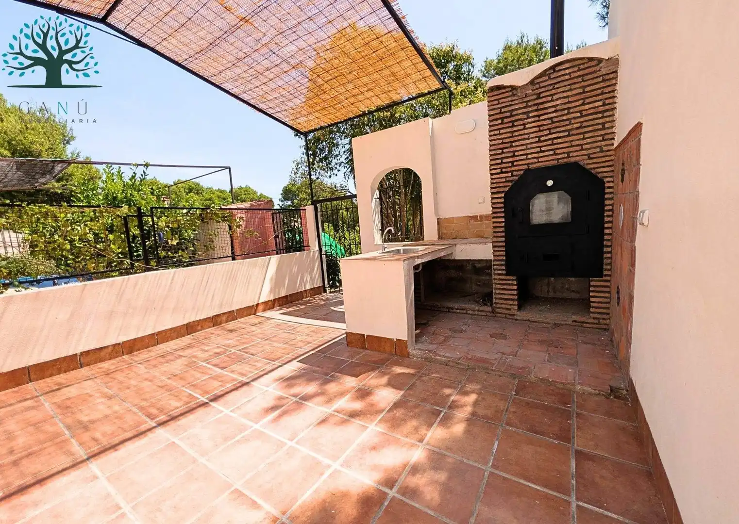 Terrasse von Maisonette zum Verkauf in Totana mit Klimaanlage, Privatgarten und Terrasse