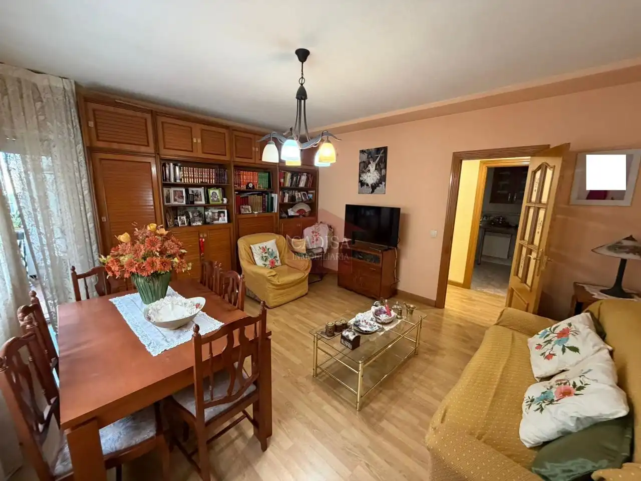 Sala de estar de Piso en venta en Salamanca con Calefacción, Amueblado y Balcón