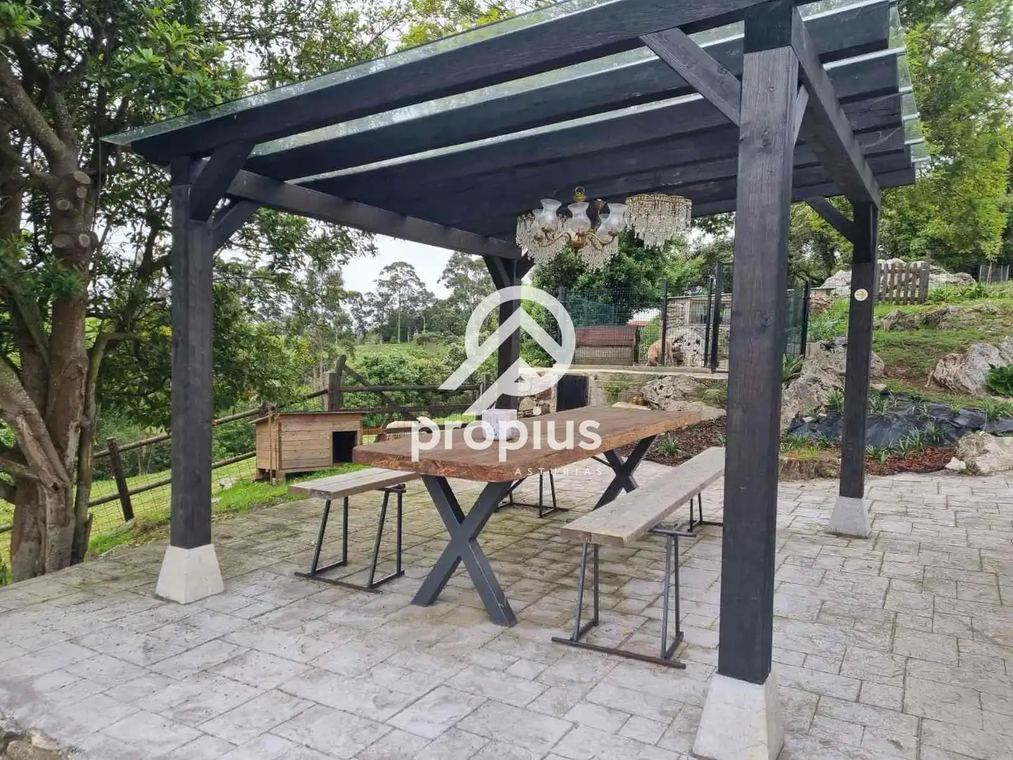 Terraza de Casa o chalet en venta en Ribadesella con Calefacción, Jardín privado y Terraza