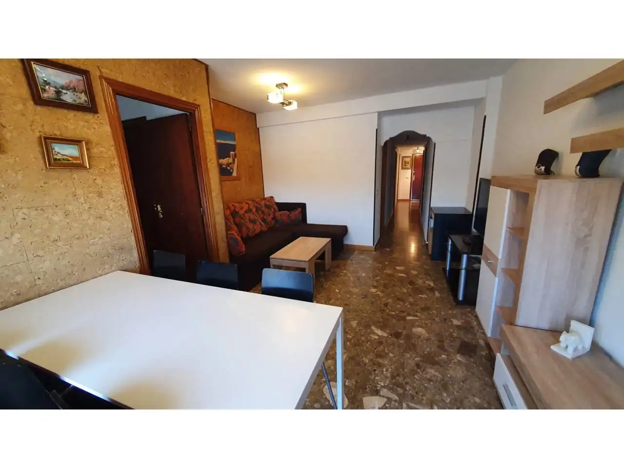 Wohnzimmer von Wohnung zur Miete in Leganés mit Heizung, Terrasse und Möbliert