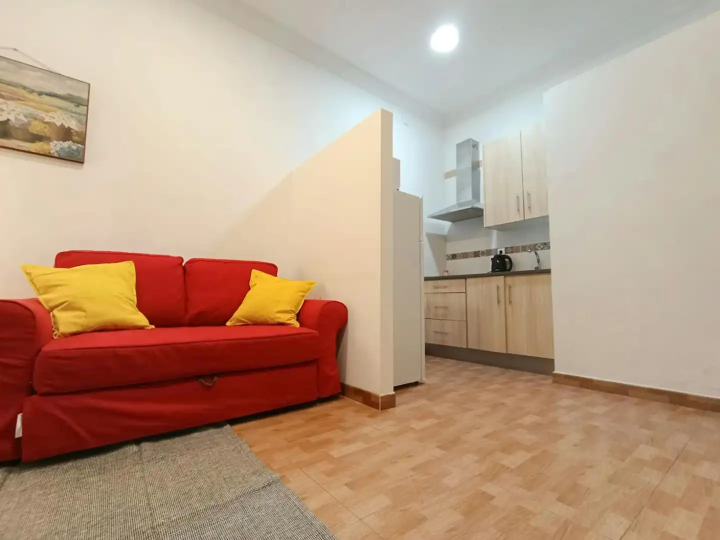 Wohnzimmer von Wohnung zur Miete in Sevilla mit Klimaanlage, Möbliert und Waschmaschine