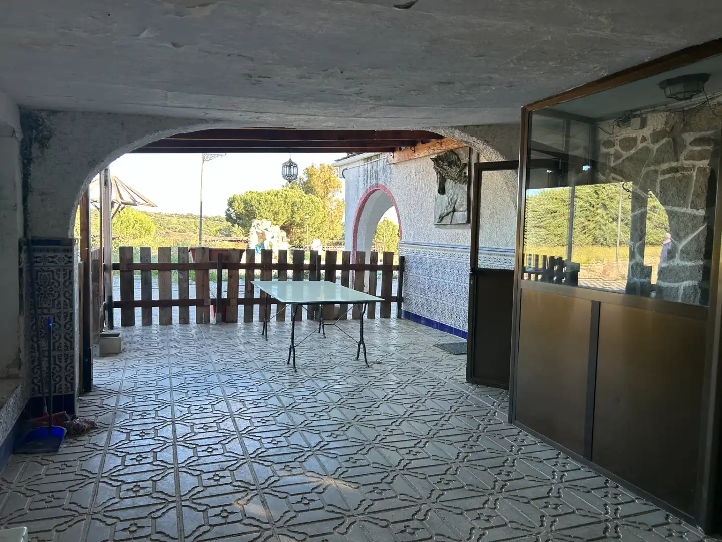 Terraza de Finca rústica en venta en Navas del Rey con Calefacción, Jardín privado y Terraza