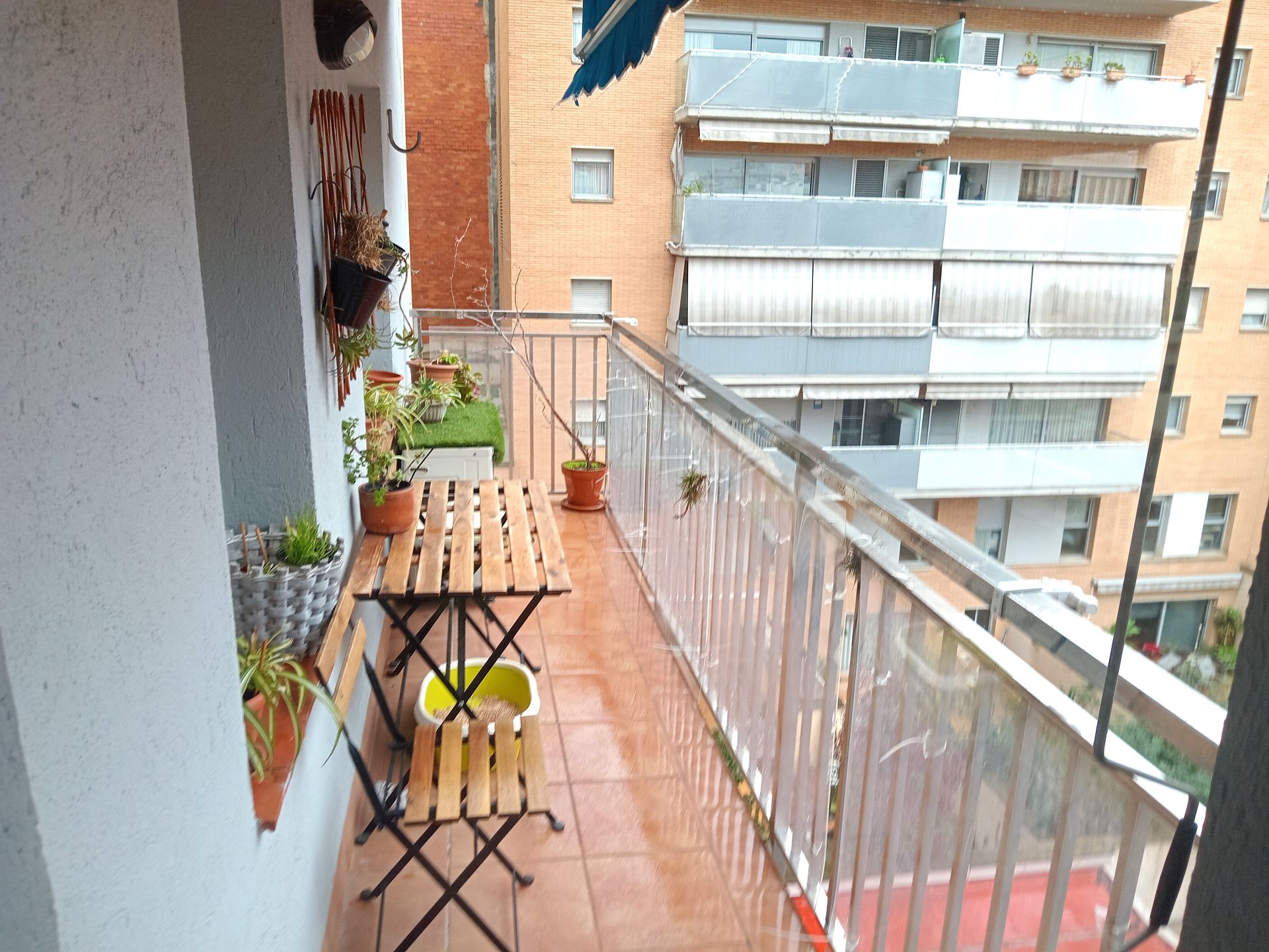 Balcony of Flat for sale in  Barcelona Capital  with Air Conditioner, Heating and Parquet flooring