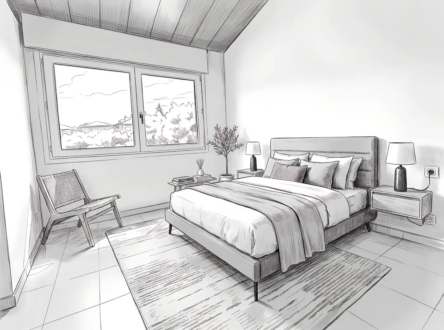 Habitación de Casa o chalet en venta en Rubí con Aire acondicionado, Calefacción y Jardín privado