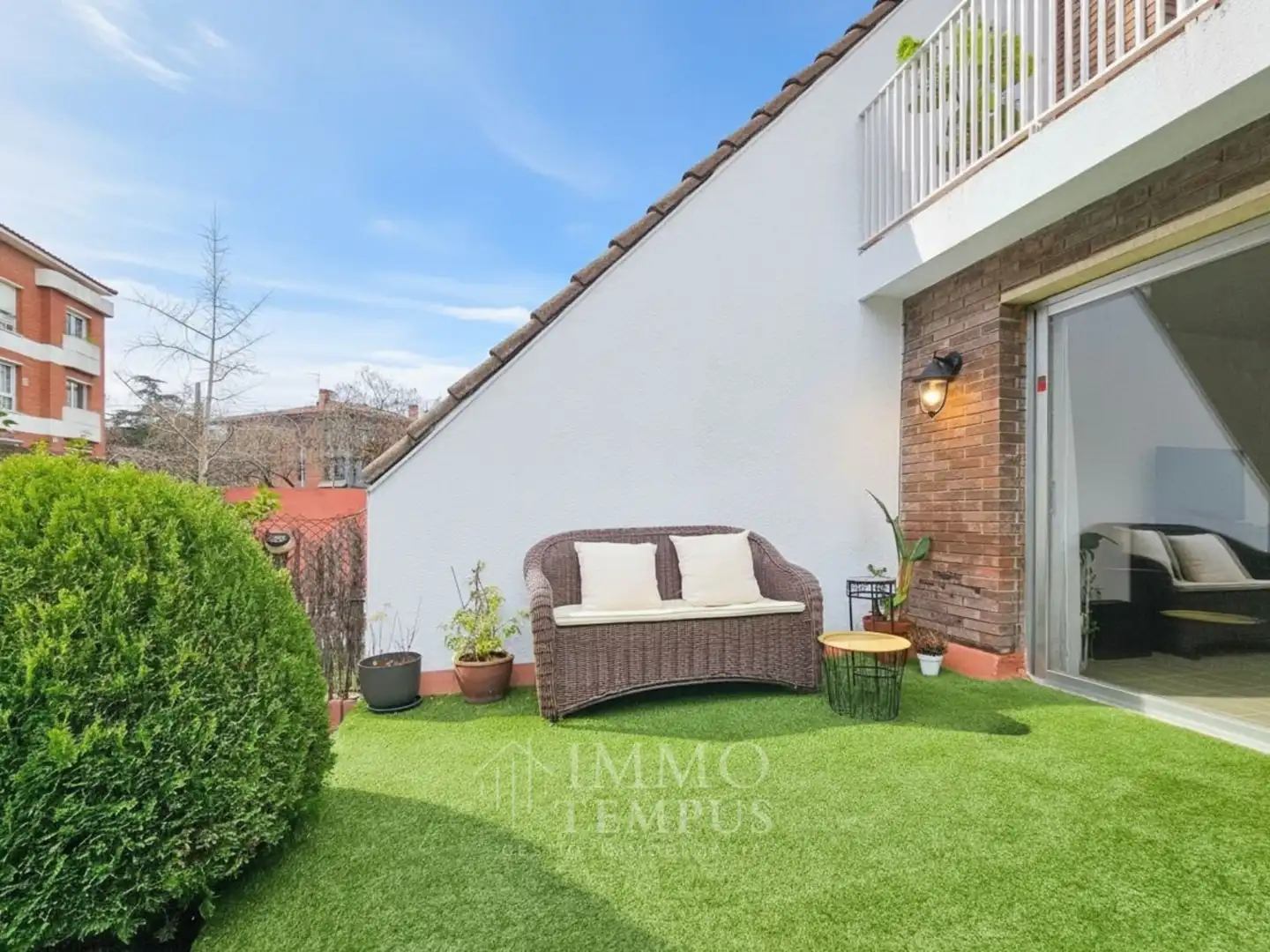 Terraza de Casa adosada en venta en Sant Cugat del Vallès con Jardín privado, Parquet y Terraza