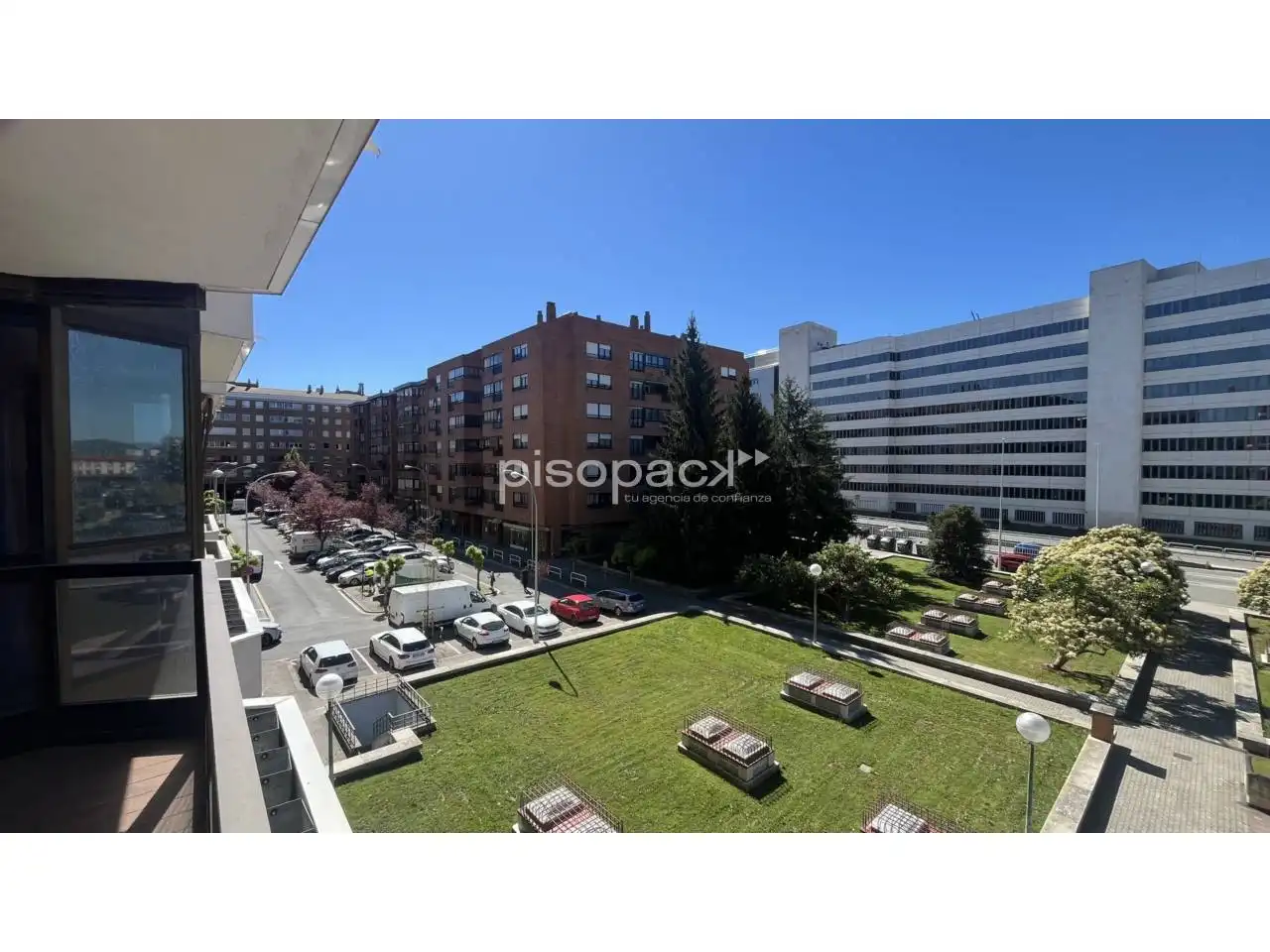 Exterior view of Flat for sale in  Pamplona / Iruña  with Heating, Terrace and Storage room