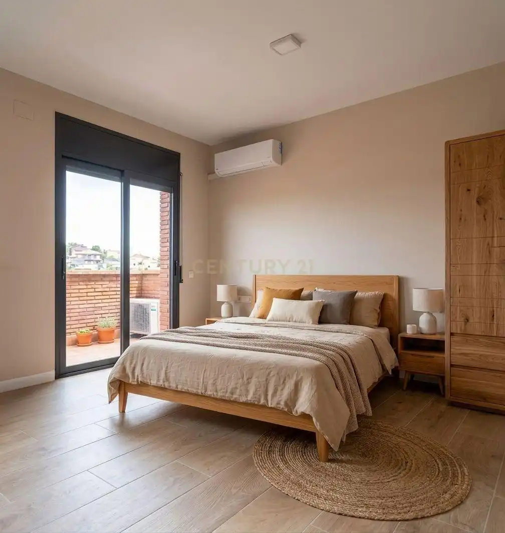 Habitación de Casa o chalet en venta en Terrassa con Aire acondicionado y Balcón