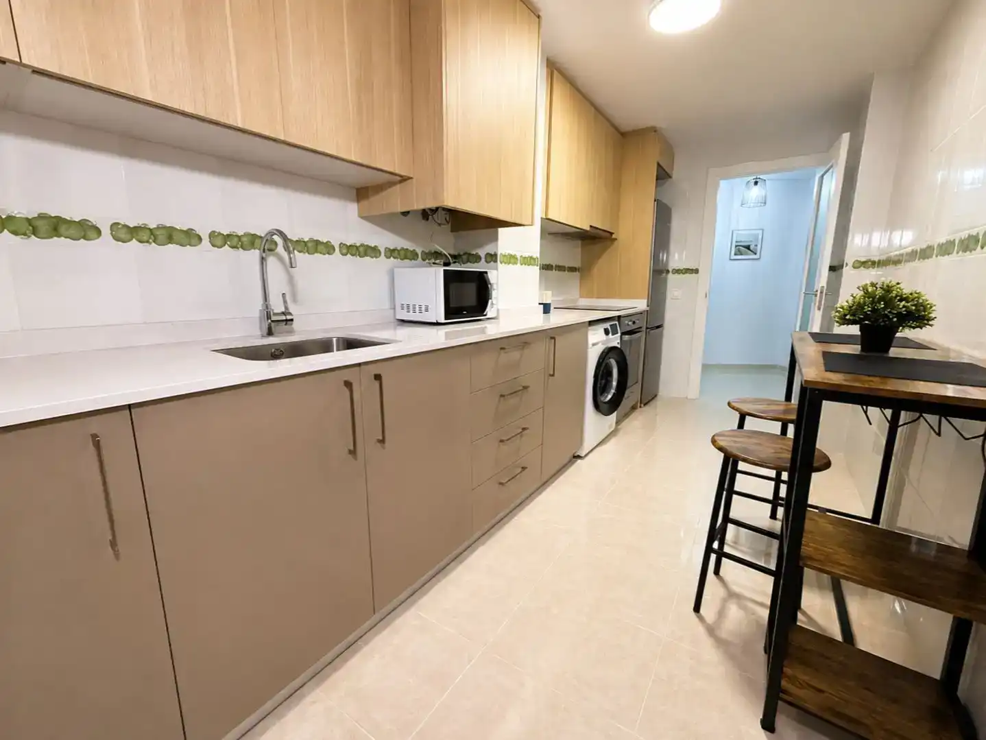 Küche von Wohnung zur Miete in Alcalà de Xivert mit Möbliert und Balkon