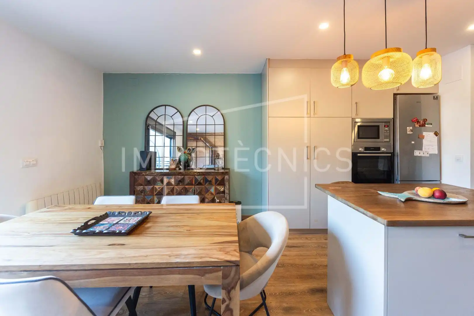 Cocina de Ático en venta en La Garriga con Calefacción y Terraza