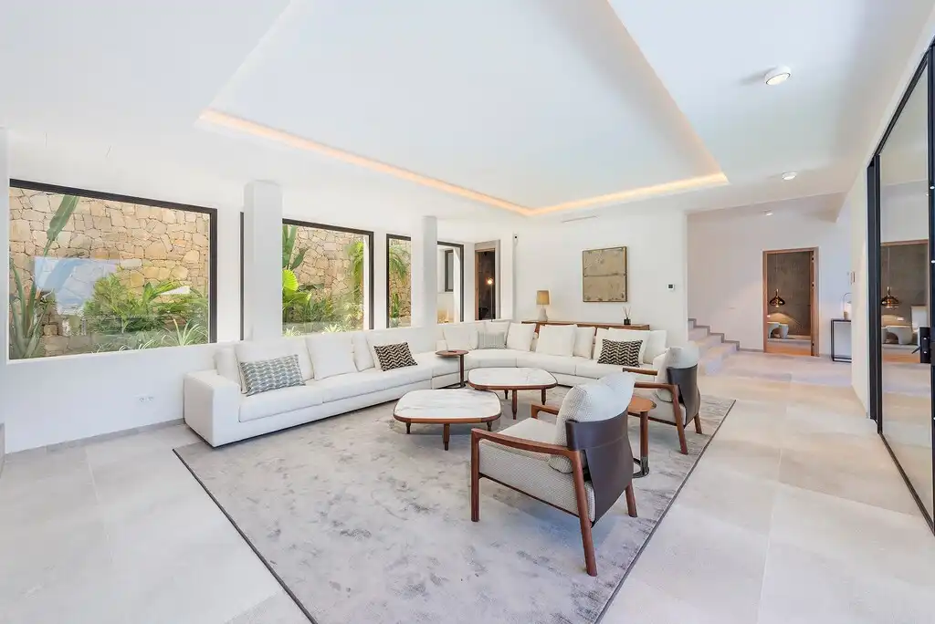 Living room of Houses for sale in Calvià  with Air Conditioner, Heating and Private garden