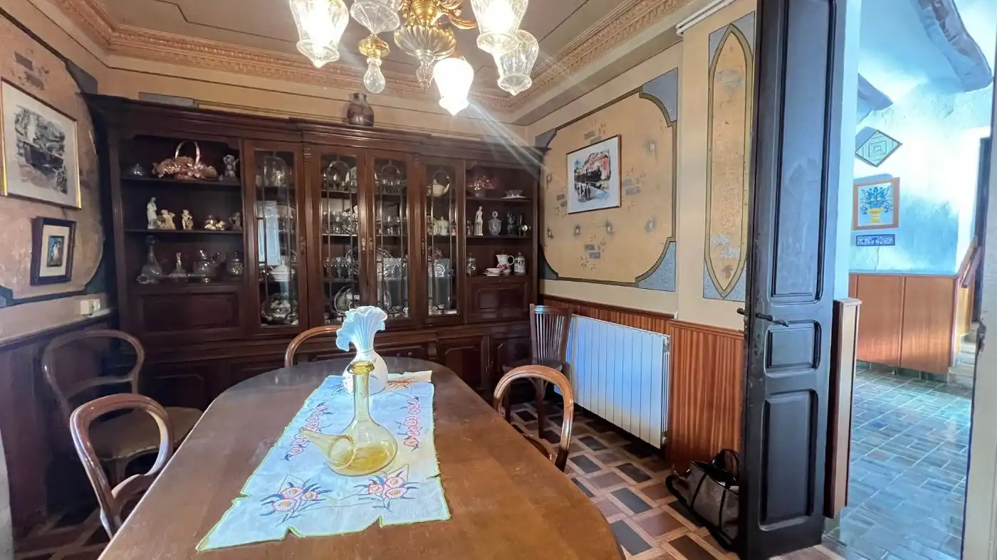 Esszimmer von Haus oder Chalet zum Verkauf in Sant Cugat Sesgarrigues mit Heizung und Balkon