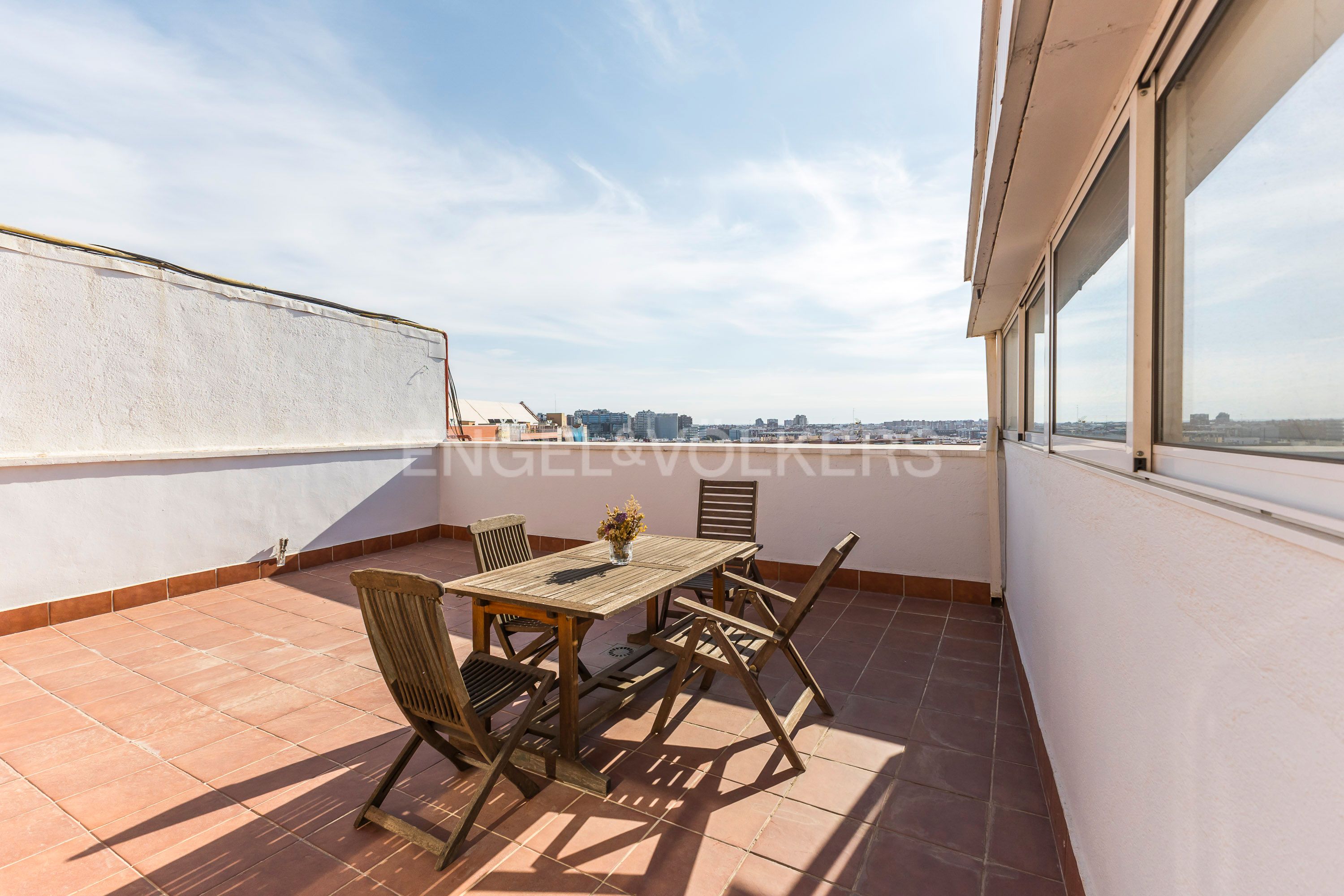 Terrace of Attic for sale in  Madrid Capital  with Air Conditioner, Heating and Terrace