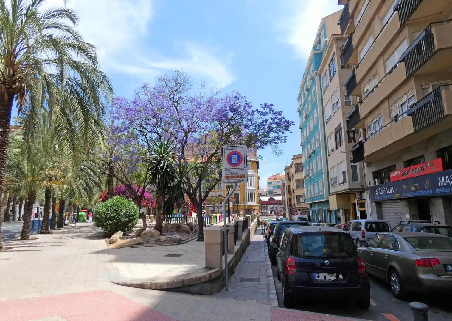 Vista exterior de Garaje en venta en Alicante / Alacant