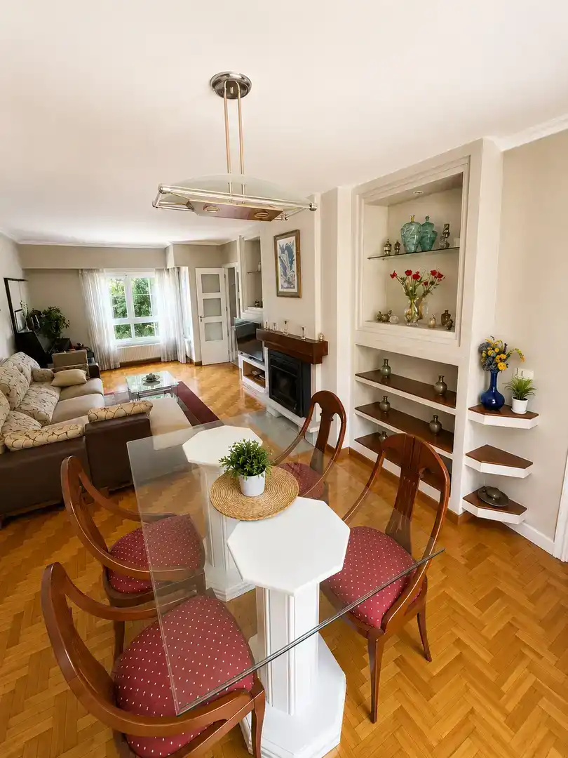 Living room of Houses for sale in Ourense Capital   with Private garden, Parquet flooring and Storage room
