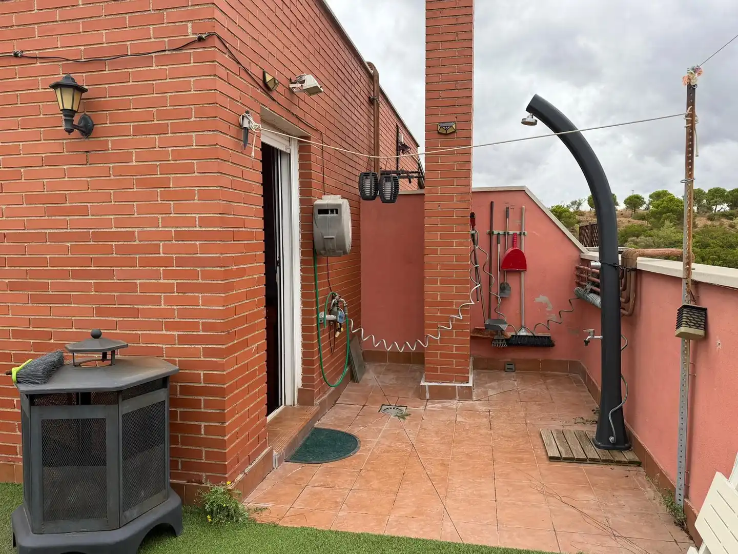 Balcony of Attic for sale in Arganda del Rey  with Air Conditioner, Heating and Private garden