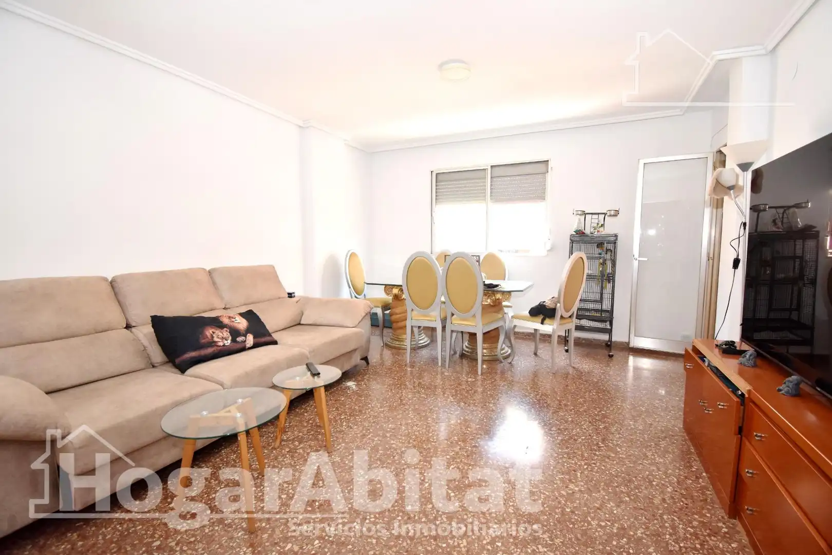 Wohnzimmer von Wohnung zum Verkauf in Alaquàs mit Klimaanlage, Heizung und Balkon