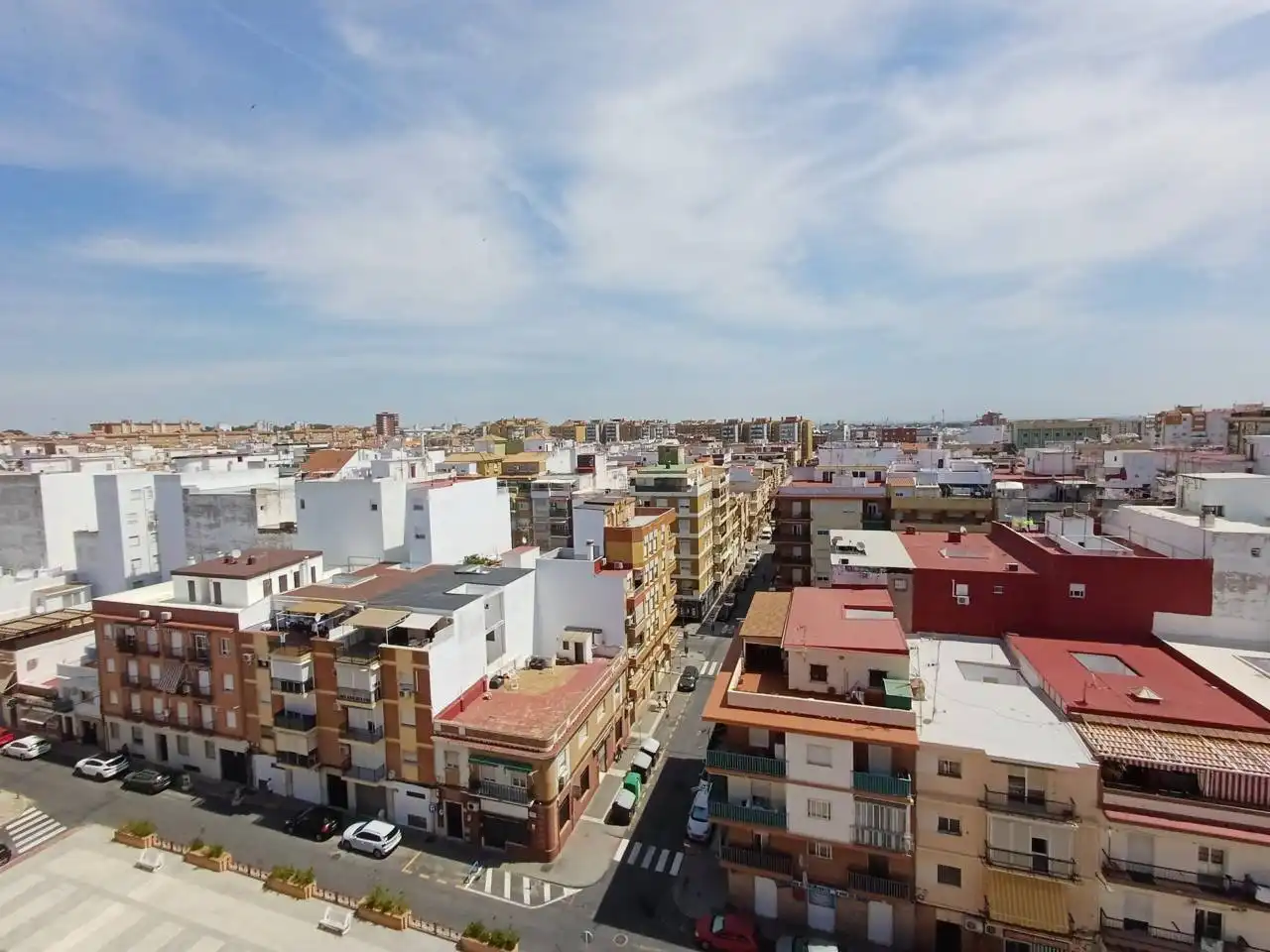 Außenansicht von Wohnung zum Verkauf in Huelva mit Klimaanlage