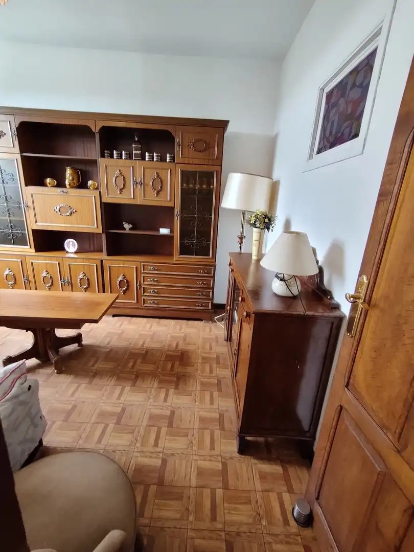 Sala de estar de Casa adosada en venta en Arzúa con Calefacción, Terraza y Trastero