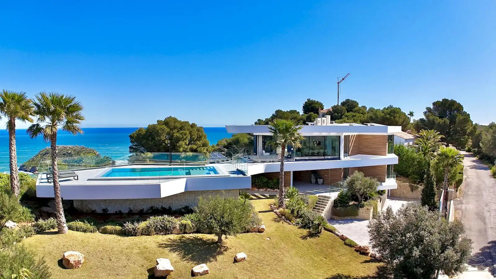 Vista exterior de Casa o chalet en venta en Jávea / Xàbia con Aire acondicionado, Calefacción y Jardín privado
