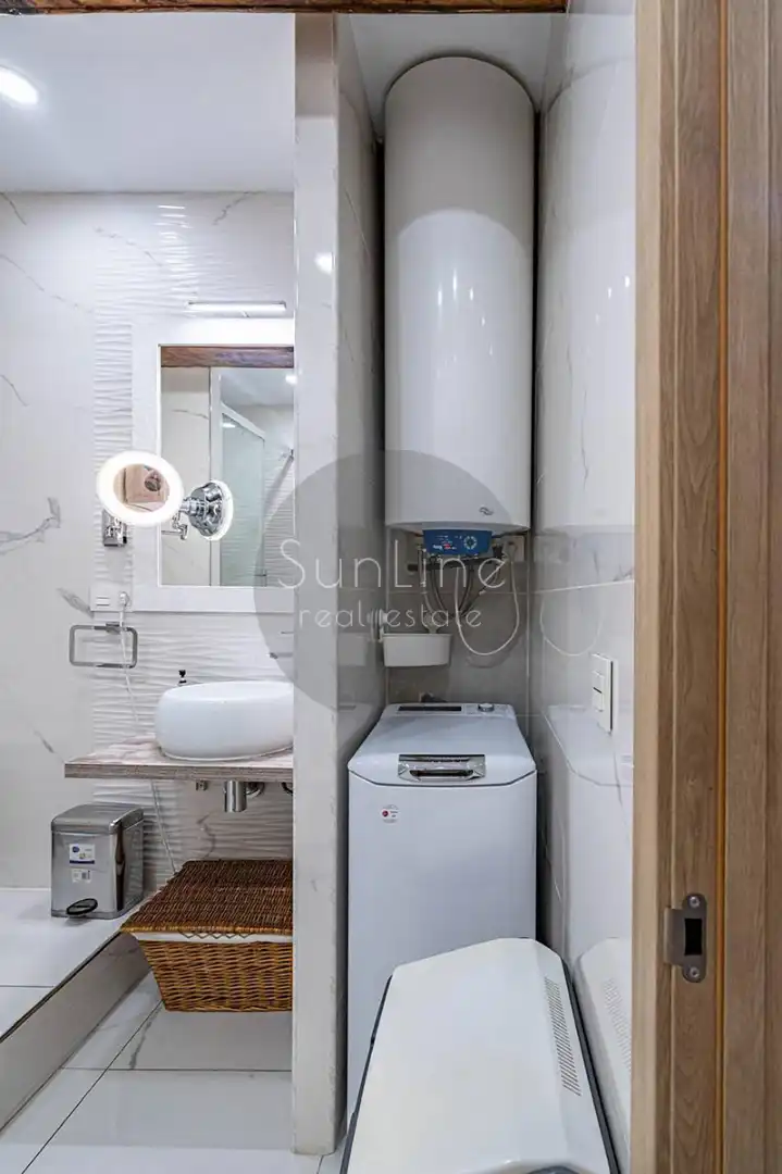 Badezimmer von Wohnung zum Verkauf in Valencia mit Klimaanlage, Möbliert und Balkon