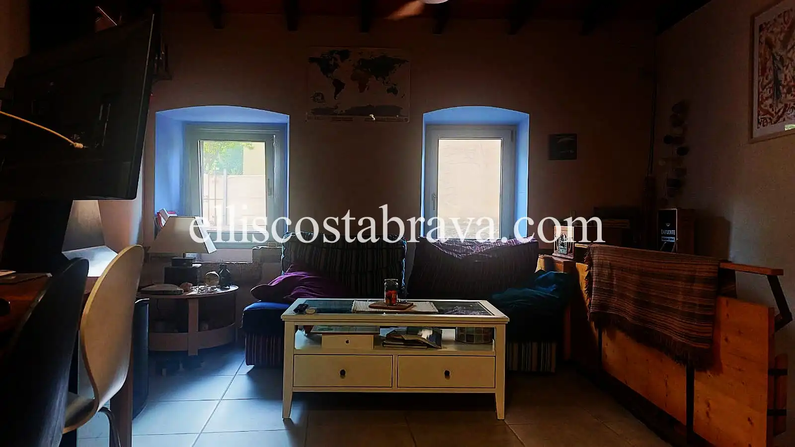 Sala d'estar de Casa adosada en venda en Albons amb Aire condicionat i Terrassa