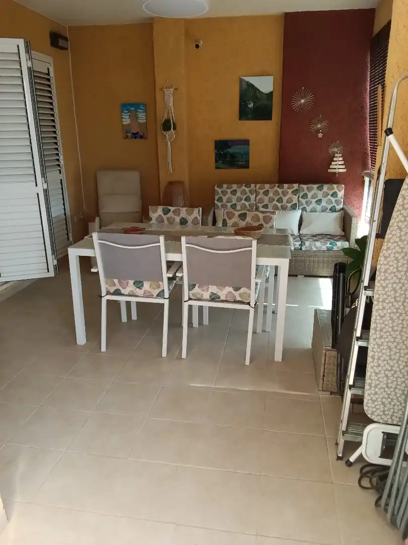Dining room of Flat for sale in Fuente Álamo de Murcia  with Air Conditioner, Heating and Private garden