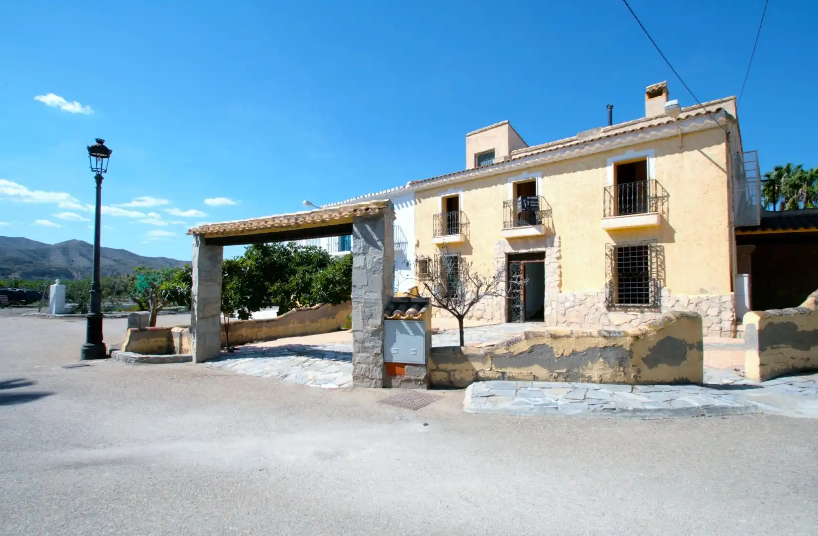 Vista exterior de Casa o chalet en venta en Cantoria con Jardín privado, Terraza y Piscina